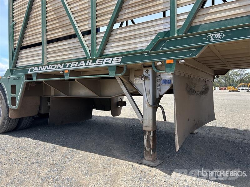Cannon 6.2 m Tri/A B-Double Lead Livestock Trailer Prikolice za prijevoz stoke