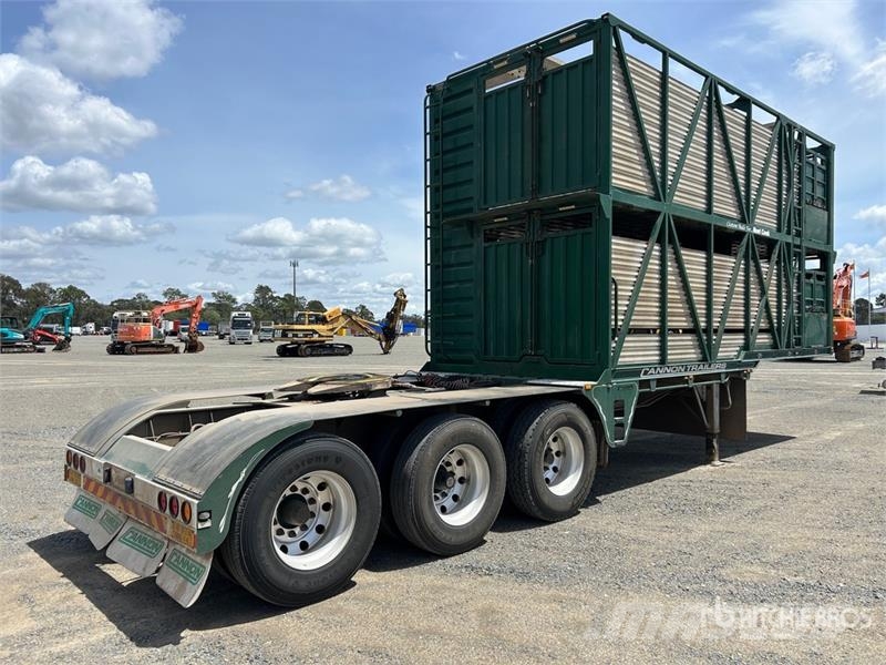 Cannon 6.2 m Tri/A B-Double Lead Livestock Trailer Prikolice za prijevoz stoke