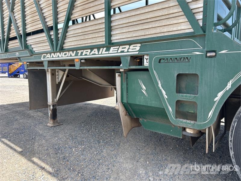 Cannon 6.2 m Tri/A B-Double Lead Livestock Trailer Prikolice za prijevoz stoke