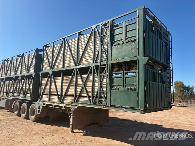  Cannon Tri/A B-Double Lead Livestock Trailer مقطورات نقل الحيوانات