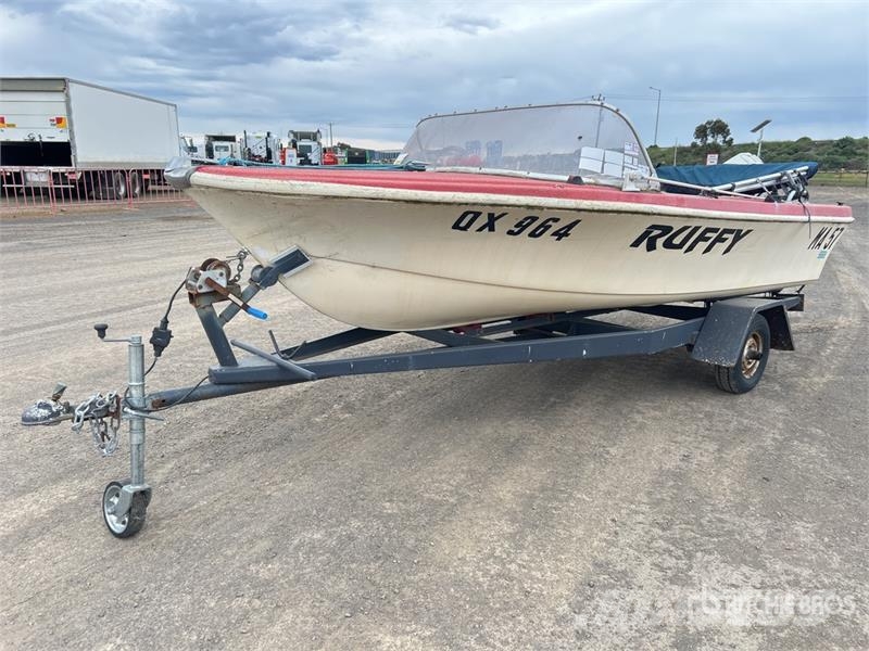 Caribbean 14 ft Bay Boat w/1987 Custom Made S/A Tr Drugi deli