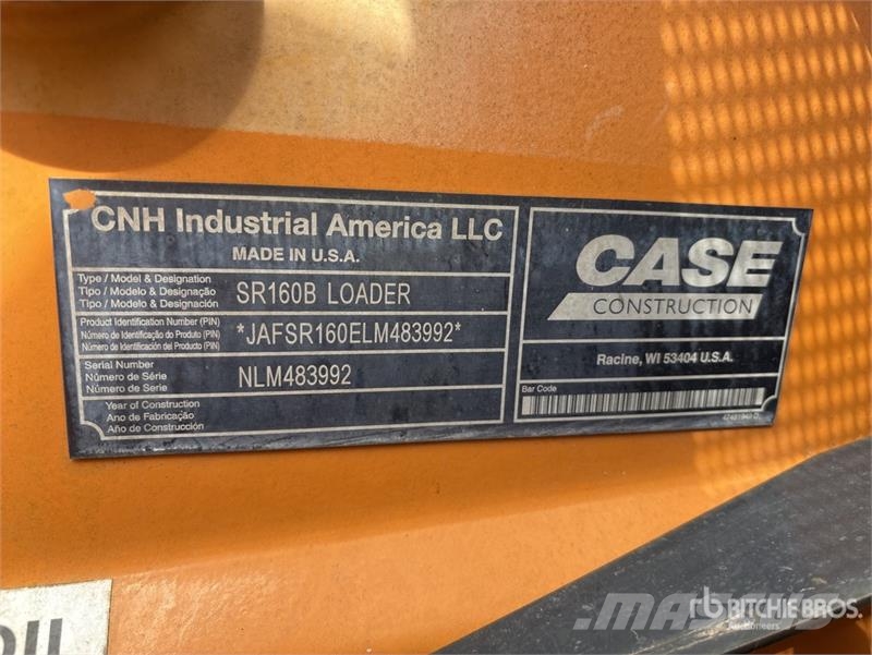 CASE SR160B Two-Speed Skid Steer Loader لوادر انزلاقية التوجيه