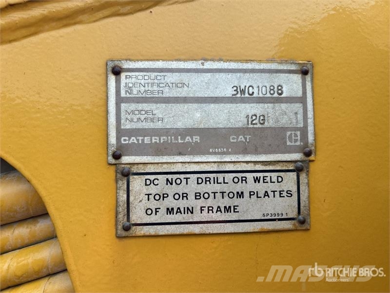 CAT 12G Motor Grader Grejdery