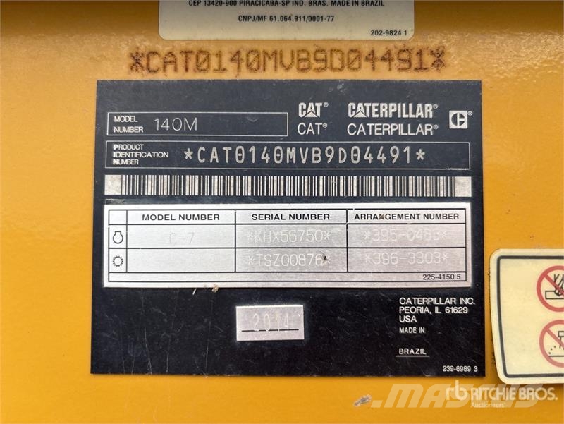 CAT 140M VHP Plus Graders