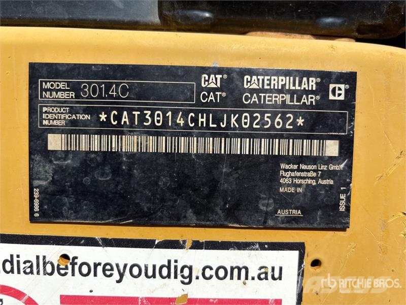 CAT 301.4C With Auswide Equipment Trailer Tracked Exca Crawler excavators
