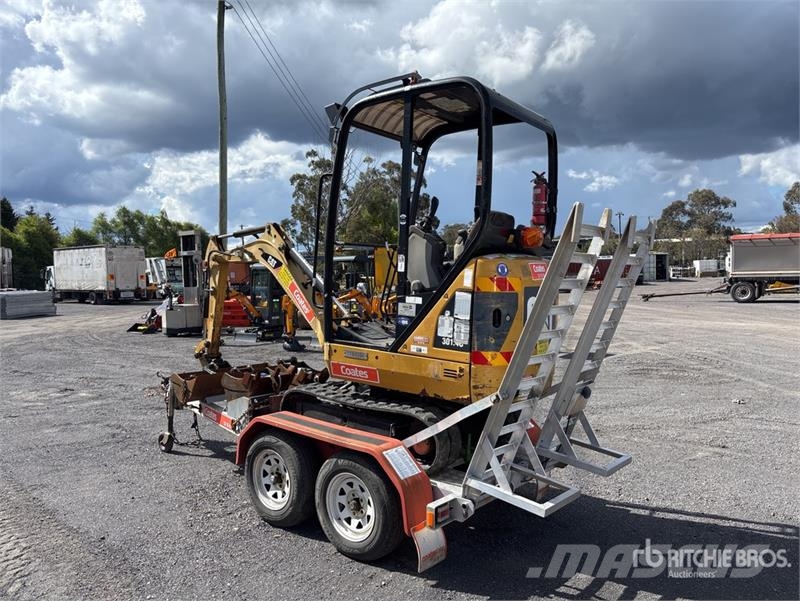 CAT 301.4C With Auswide Equipment Trailer Tracked Exca Crawler excavators