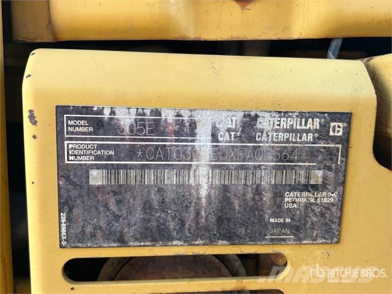 CAT 305E Mini Excavator Mini bageri <7t