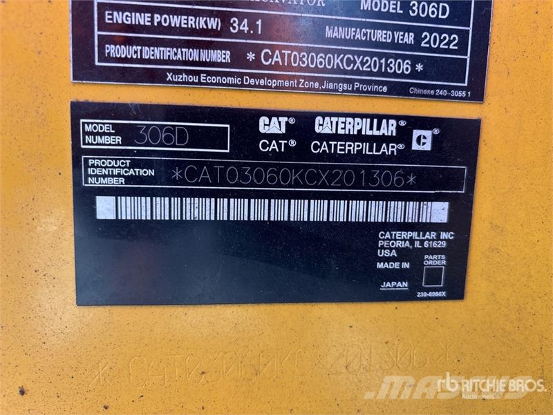 CAT 306D Mini Excavator Mini excavatoare < 7t