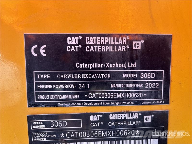 CAT 306D Mini Excavator Mini excavatoare < 7t
