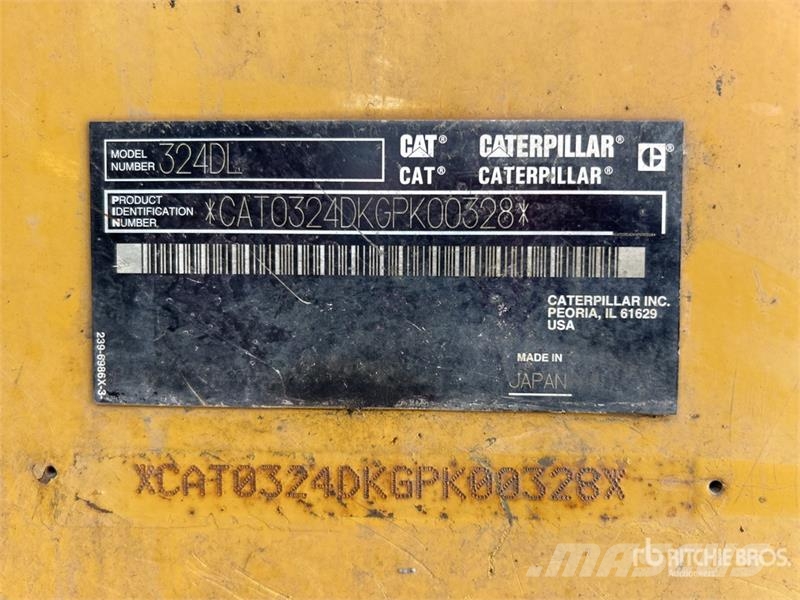CAT 324DL Tracked Excavator Bagri goseničarji