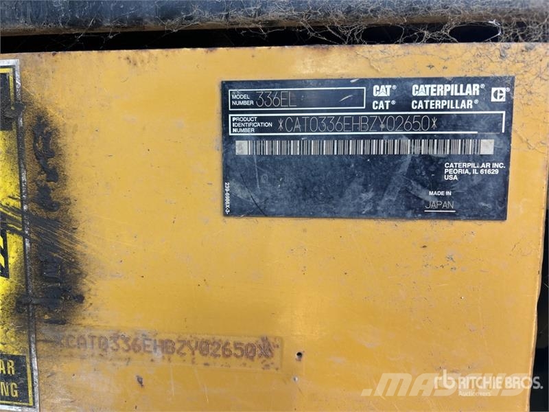 CAT 336 EL Tracked Excavator Crawler excavators
