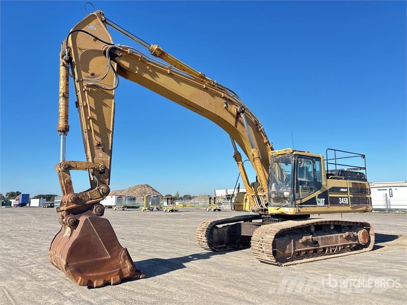 CAT 345B Tracked Excavator Raupenbagger