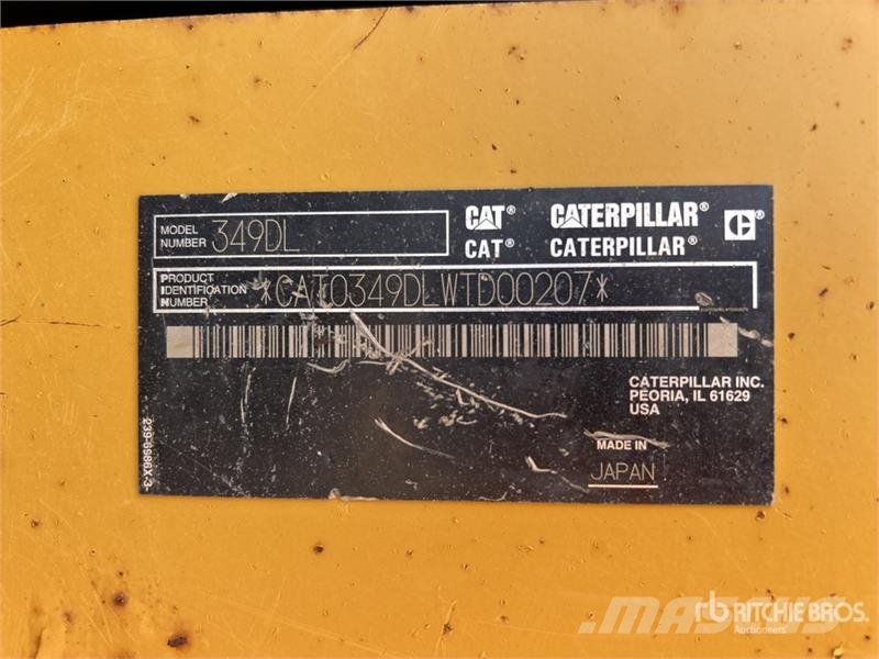 CAT 349D L Tracked Excavator Crawler excavators