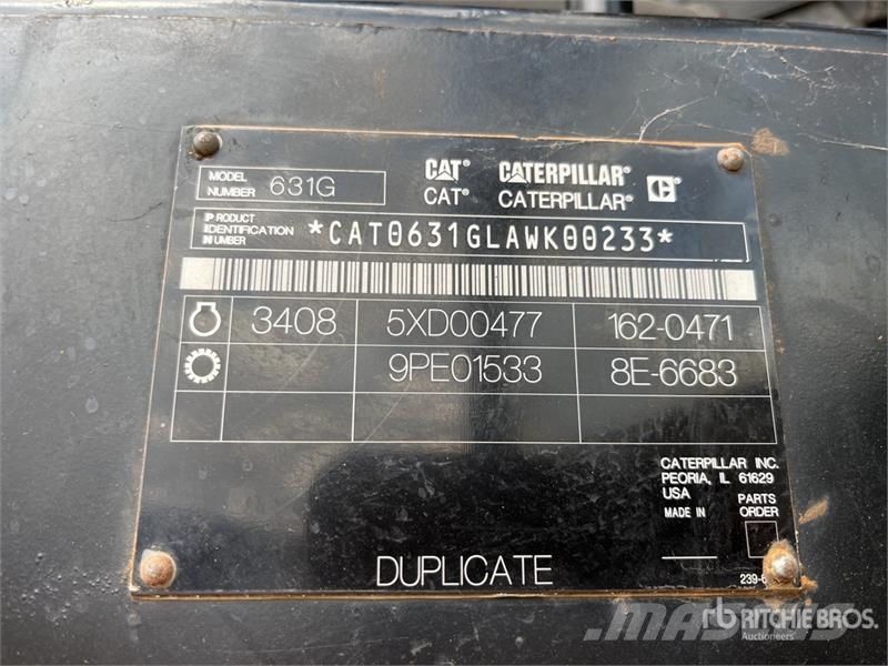 CAT 631G Veiskrape