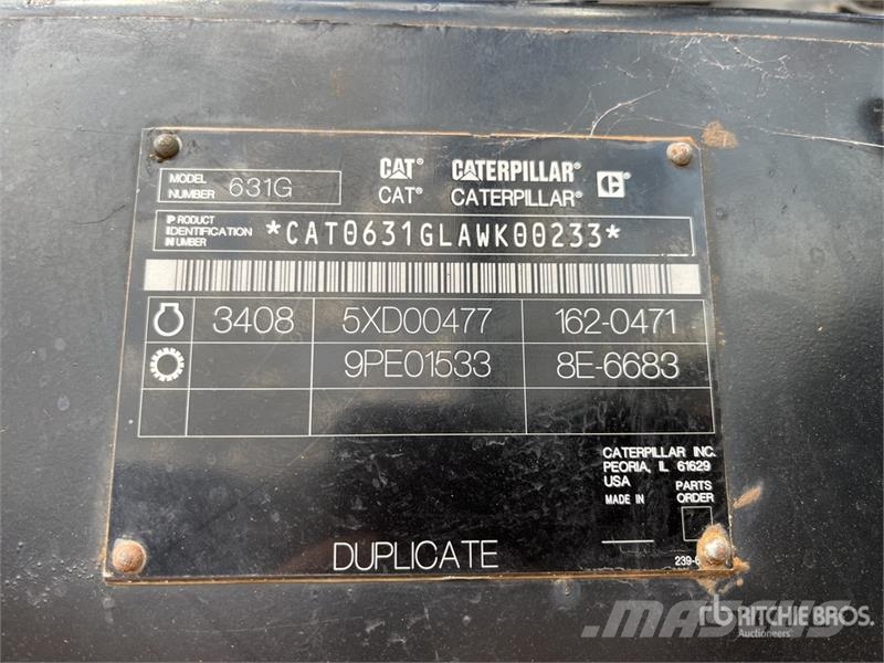 CAT 631G Veiskrape