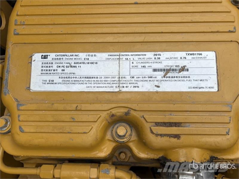 CAT 745C Zglobni demperji