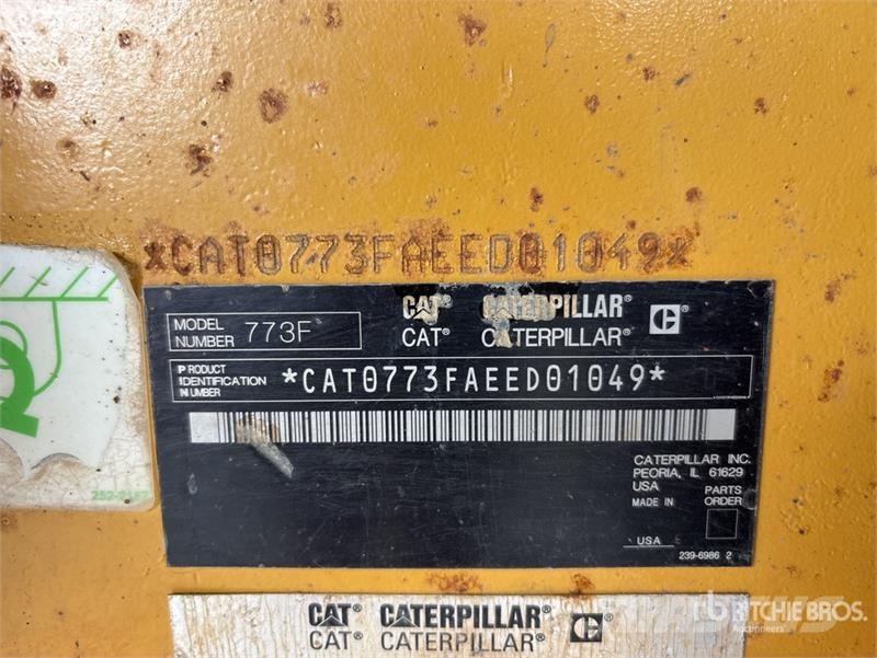 CAT 773F Haul Truck Zglobni damperi