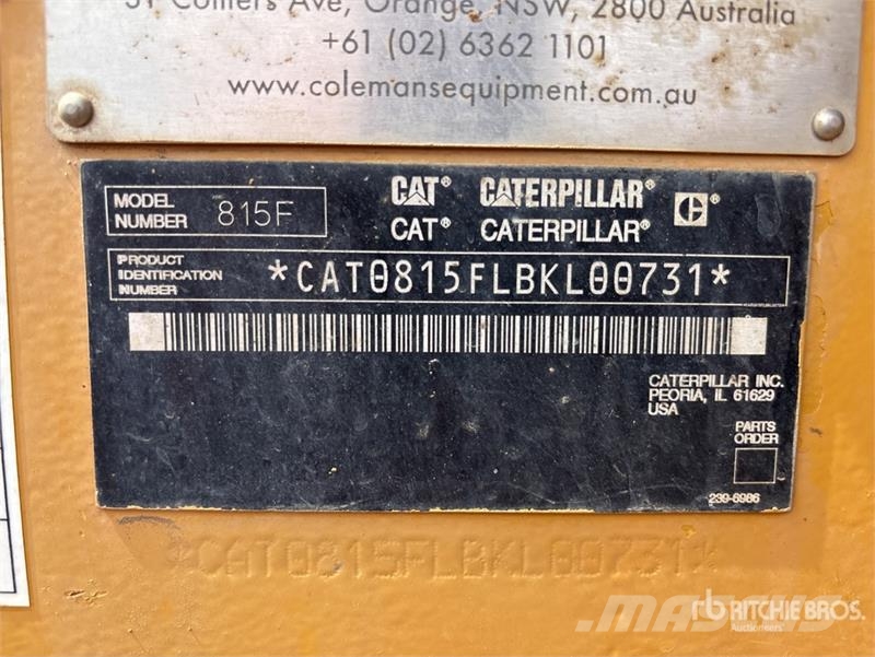 CAT 815F 土壤压实机