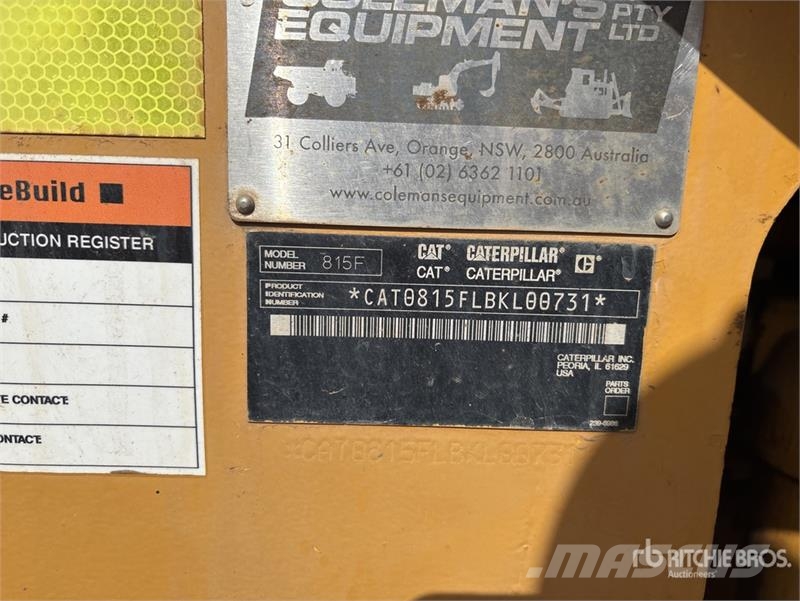CAT 815F Landfill Compactor Jordkompaktorer