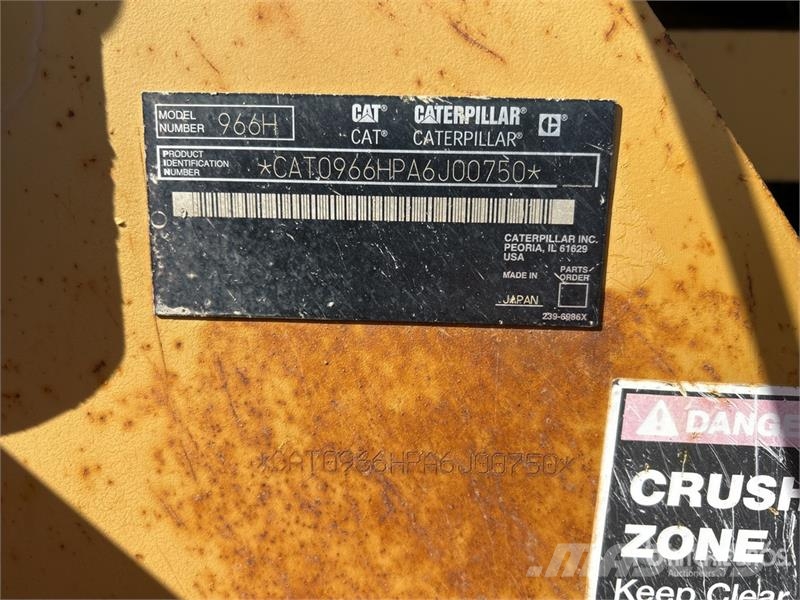 CAT 966 H Wheel Loader Φορτωτές με λάστιχα (Τροχοφόροι)