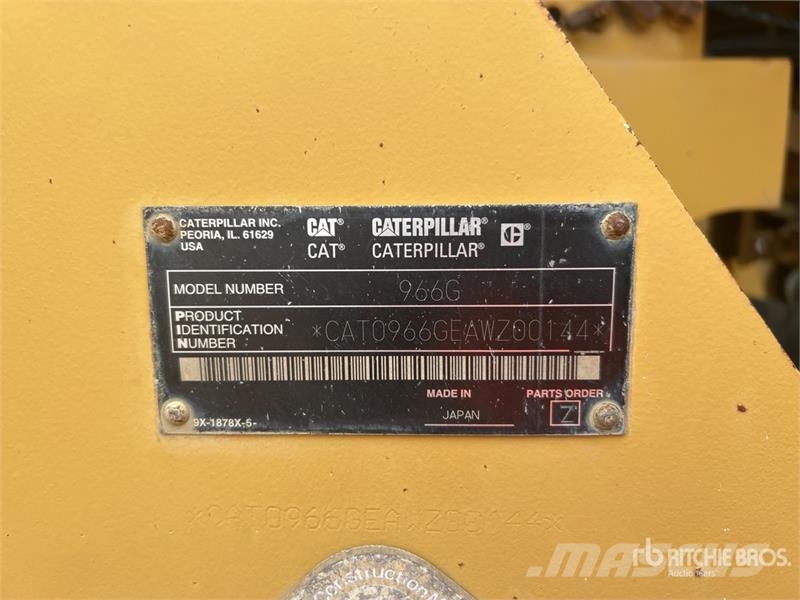 CAT 966G Series II Tekerlekli yükleyiciler