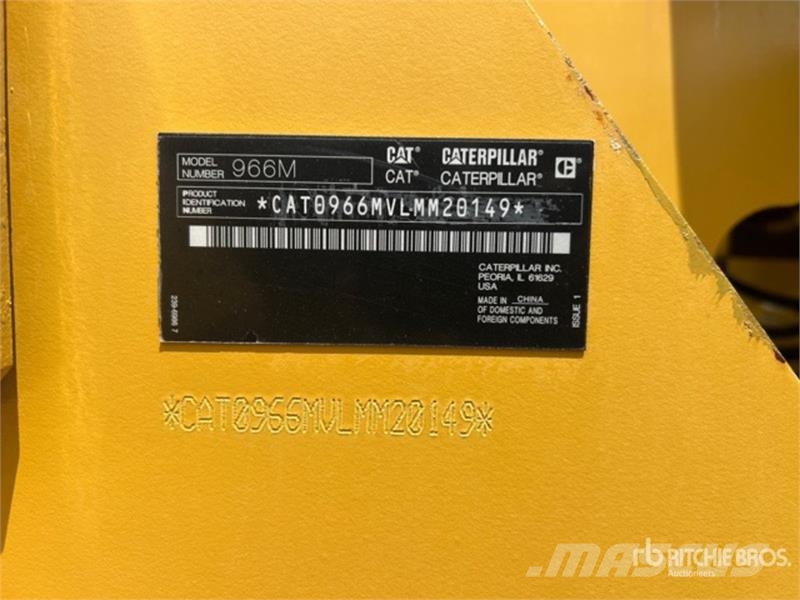 CAT 966M Φορτωτές με λάστιχα (Τροχοφόροι)