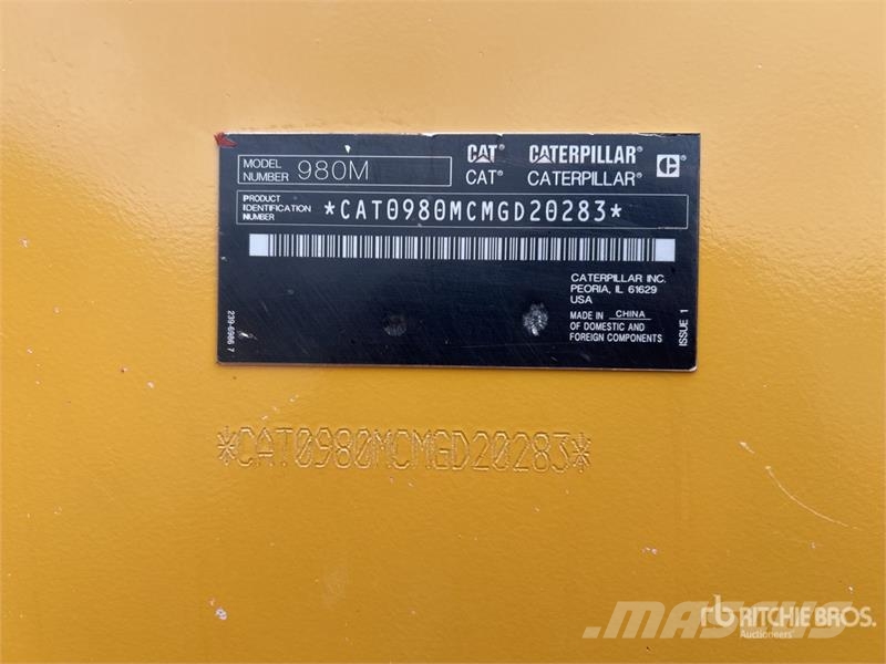 CAT 980M Iekrāvēji uz riteņiem