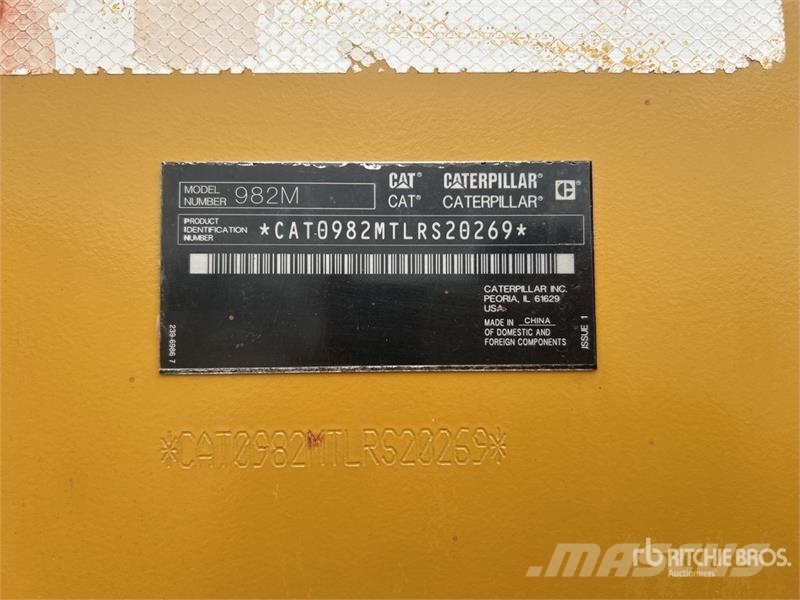 CAT 982M Wheel Loader Cargadoras sobre ruedas