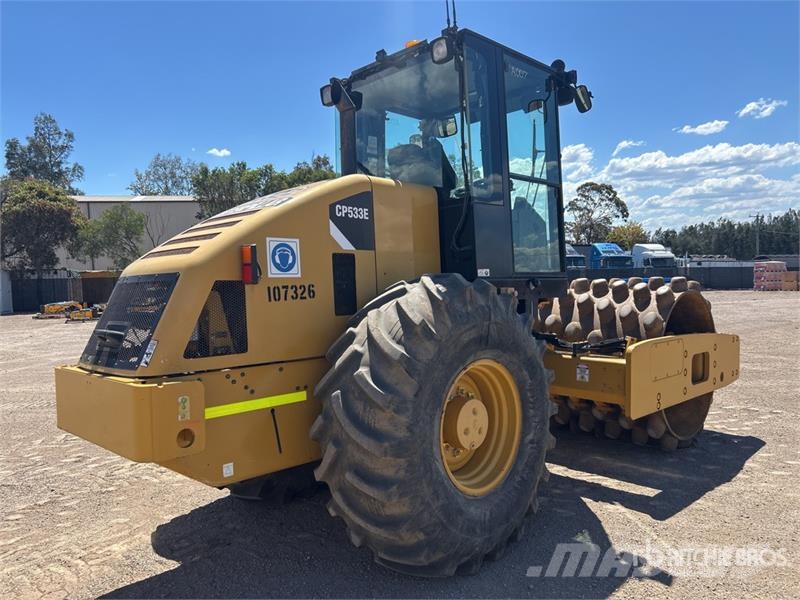 CAT CP-533E Padfoot Drum Compactor Ühe trumliga rullid