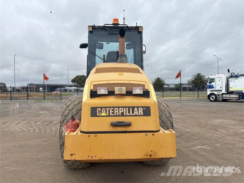CAT CP76 Padfoot Drum Compactor مداحل أحادية الأسطوانة