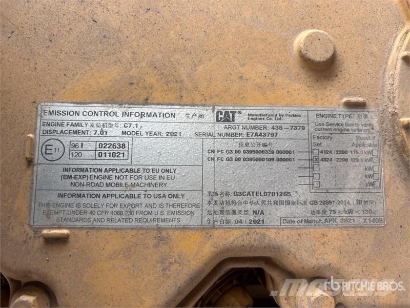 CAT CP76B Padfoot Drum Compactor Valjci sa jednim bubnjem