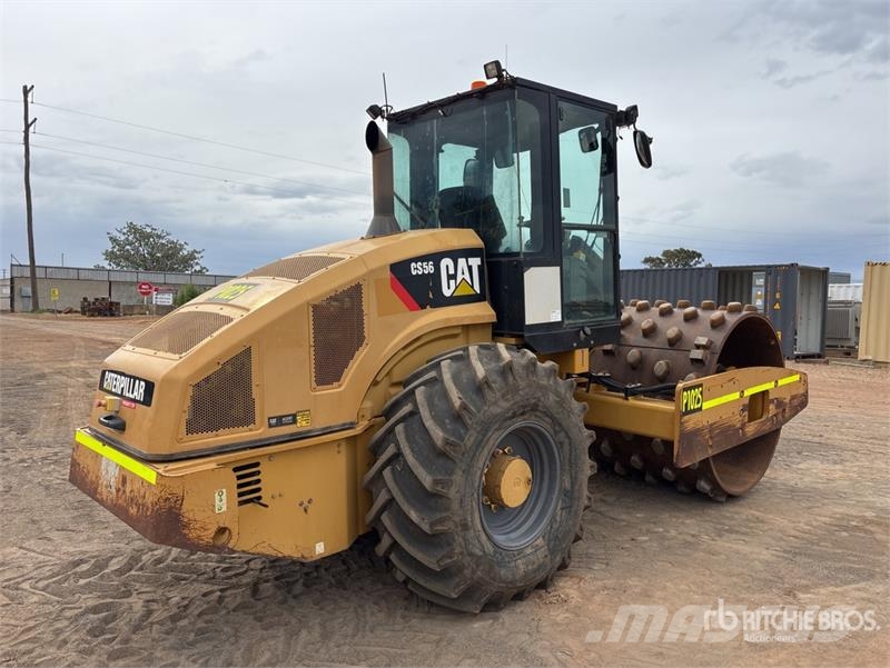 CAT CS56 Smooth Drum Compactor Ühe trumliga rullid