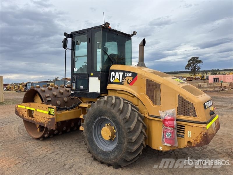 CAT CS56 Smooth Drum Compactor Ühe trumliga rullid