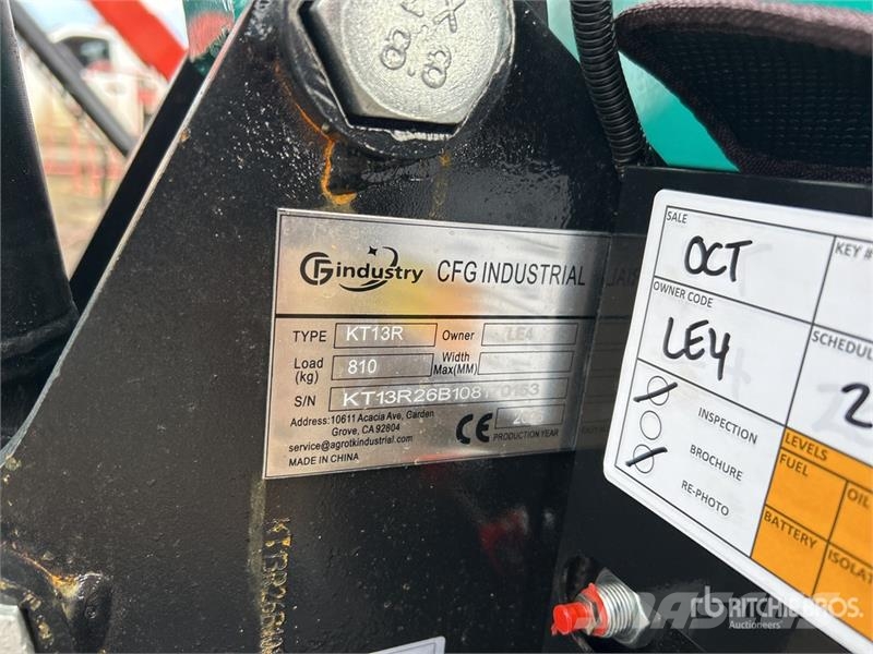 CFG KT13R Mini Excavator (Unused) ミニ油圧ショベル 7t以下（ミニユンボ・ミニディガー）