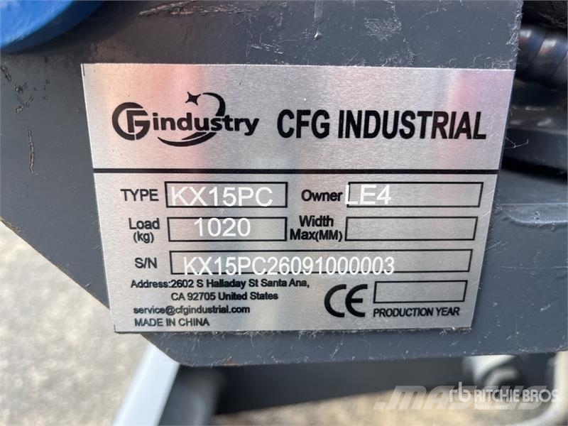 CFG KX15PC Mini Excavator (Unused) Mini excavators < 7t (Mini diggers)