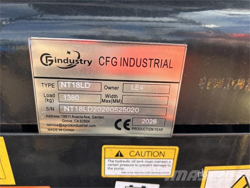 CFG NT18LD Mini Excavator (Unused) ミニ油圧ショベル 7t以下(ミニユンボ・ミニディガー)