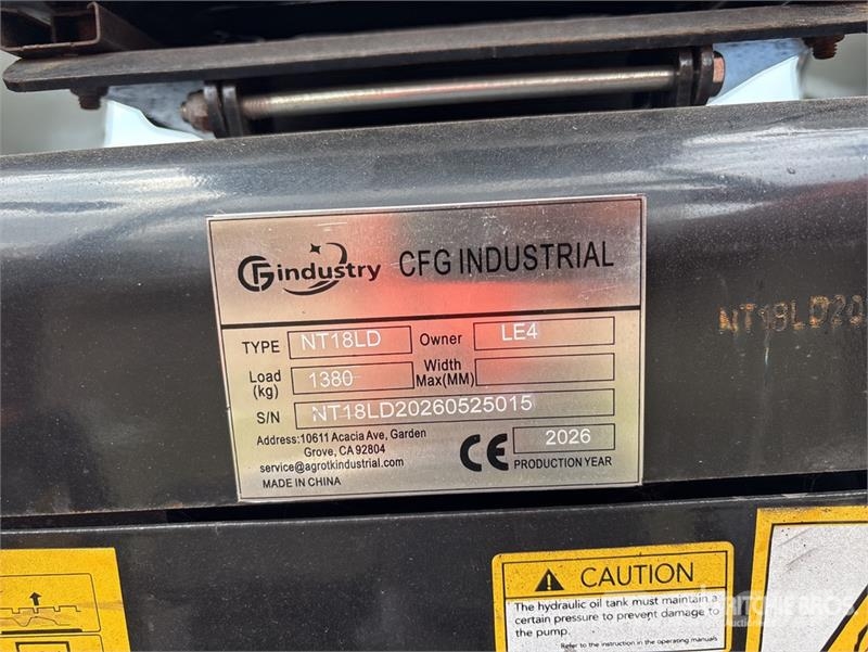 CFG NT18LD Mini Excavator (Unused) Mini excavators < 7t (Mini diggers)
