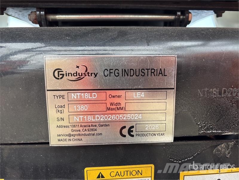 CFG NT18LD Mini Excavator (Unused) Mini excavators < 7t (Mini diggers)