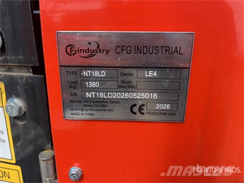 CFG NT18LD Mini Excavator (Unused) Mini excavators < 7t (Mini diggers)