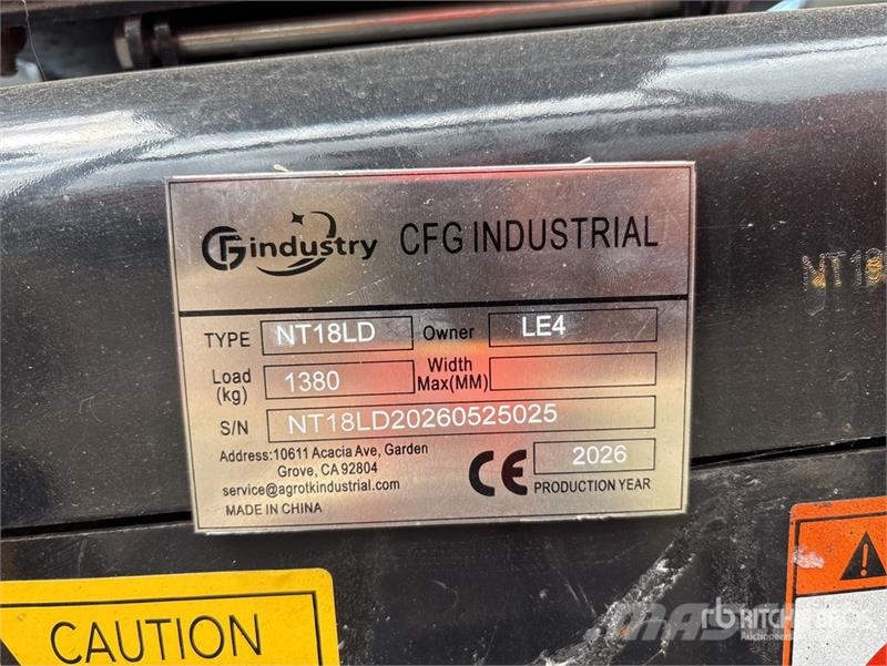 CFG NT18LD Mini Excavator (Unused) Mini excavators < 7t (Mini diggers)