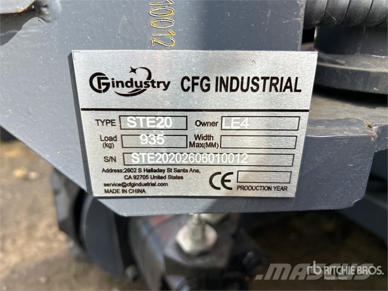 CFG STE20 Mini Excavator (Unused) ミニ油圧ショベル 7t以下(ミニユンボ・ミニディガー)