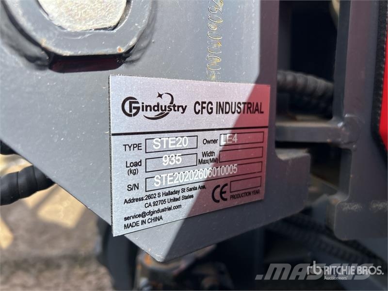 CFG STE20 Mini Excavator (Unused) ミニ油圧ショベル 7t以下（ミニユンボ・ミニディガー）