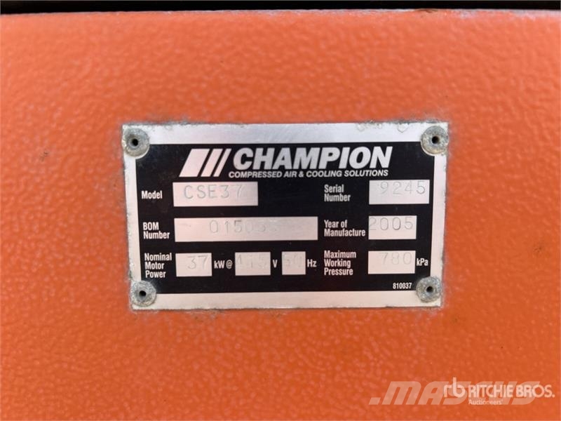 Champion CSE37 Electric Air Compressor Компресори
