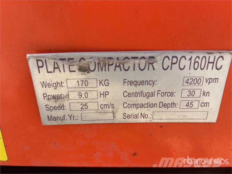  CPC160HC Vibratory Plate Compactor دكاكات أفقية