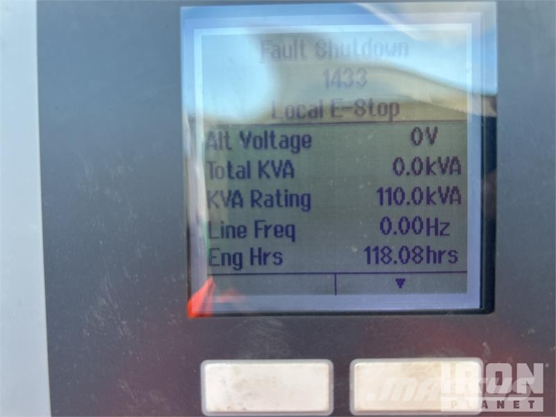 Cummins C110D5 110 kVA Mobile Generator Set Dízel áramfejlesztők