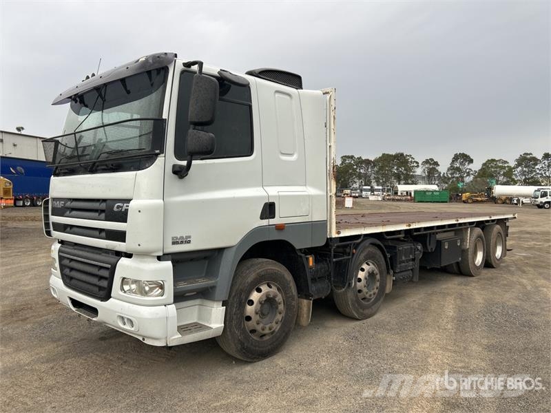 DAF CF85.510 8x4 Twin-Steer Flatbed Truck شاحنات مسطحة/مفصلية الجوانب