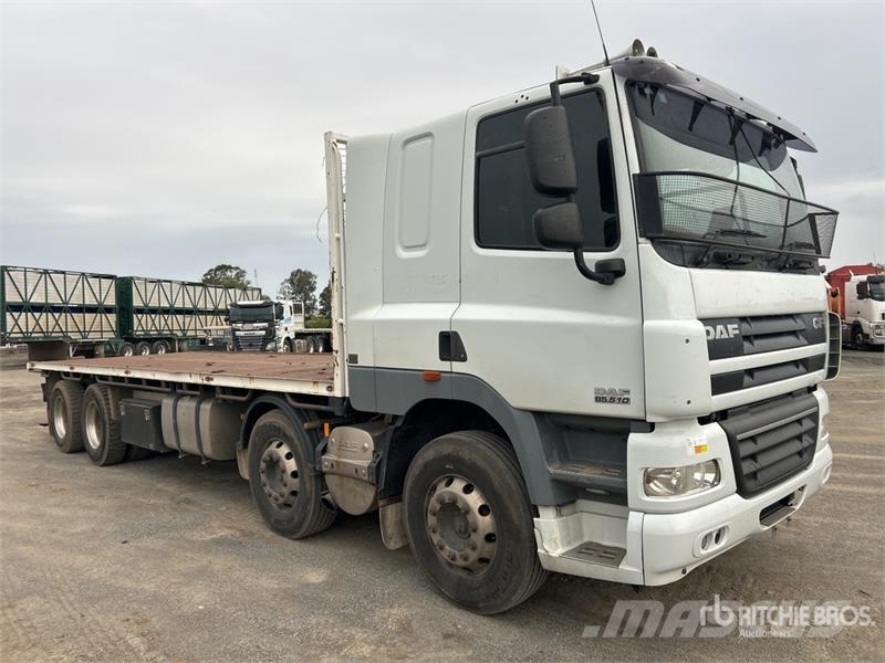 DAF CF85.510 8x4 Twin-Steer Flatbed Truck شاحنات مسطحة/مفصلية الجوانب