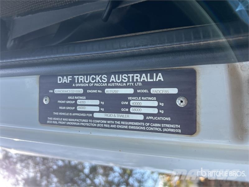 DAF CF85 8x4 Twin-Steer Water Truck Поливальні машини