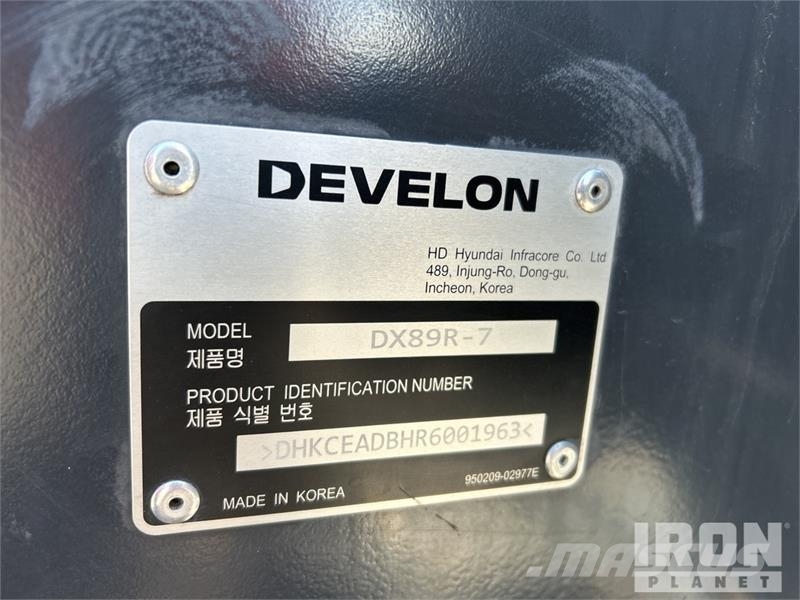 Develon DX89R-7 Bagri goseničarji