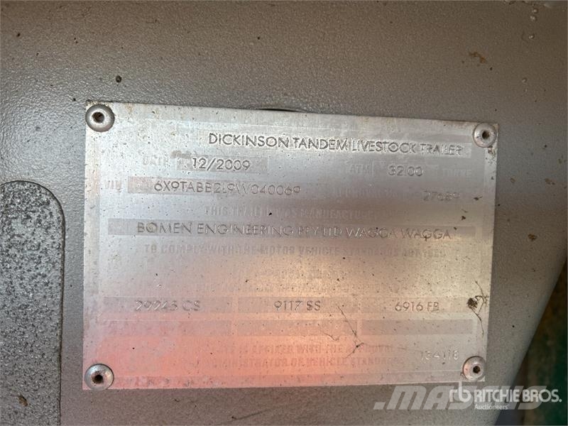 Dickinson Livestock Trailer Prikolice za prevoz životinja